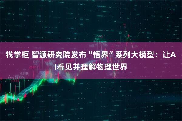 钱掌柜 智源研究院发布“悟界”系列大模型：让AI看见并理解物理世界
