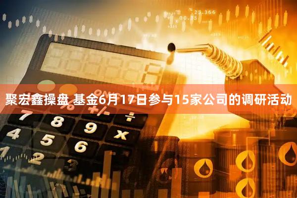 聚宏鑫操盘 基金6月17日参与15家公司的调研活动