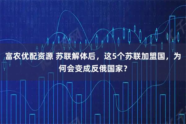 富农优配资源 苏联解体后，这5个苏联加盟国，为何会变成反俄国家？
